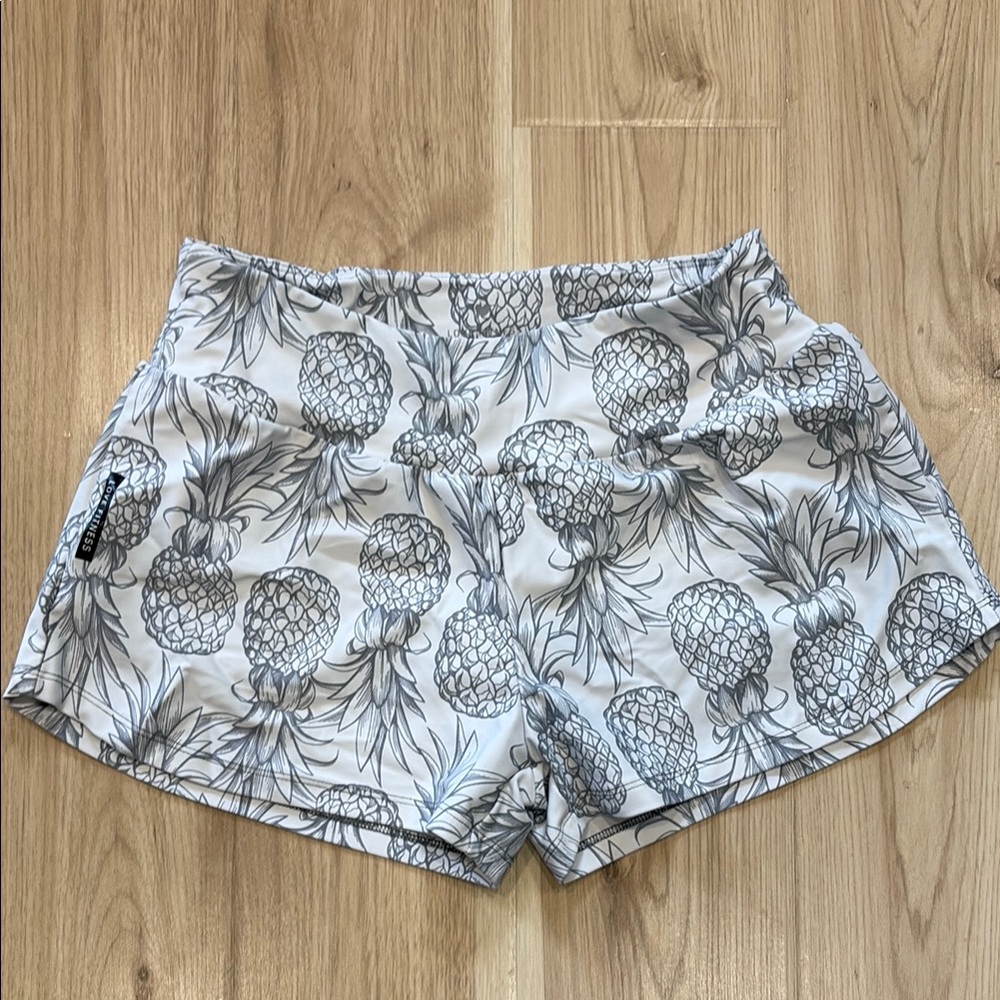 Love Fitness Pineapple Shorts